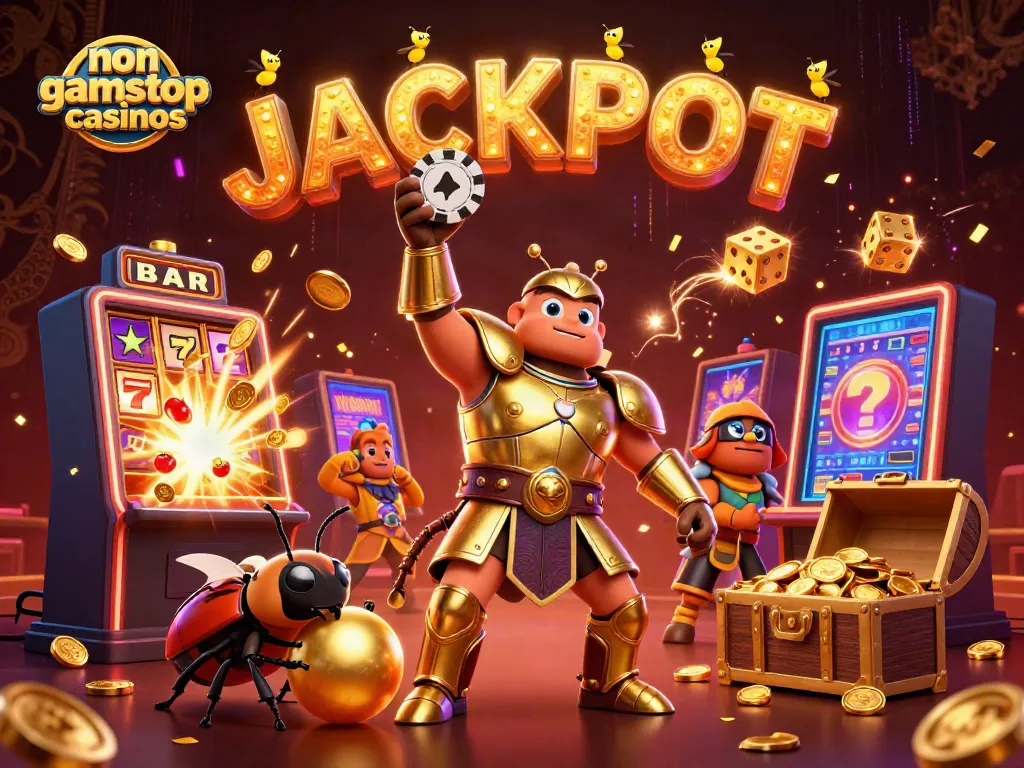 Experience exciting wins at non gamstop casinos with a heroic beetle and dazzling game elements.