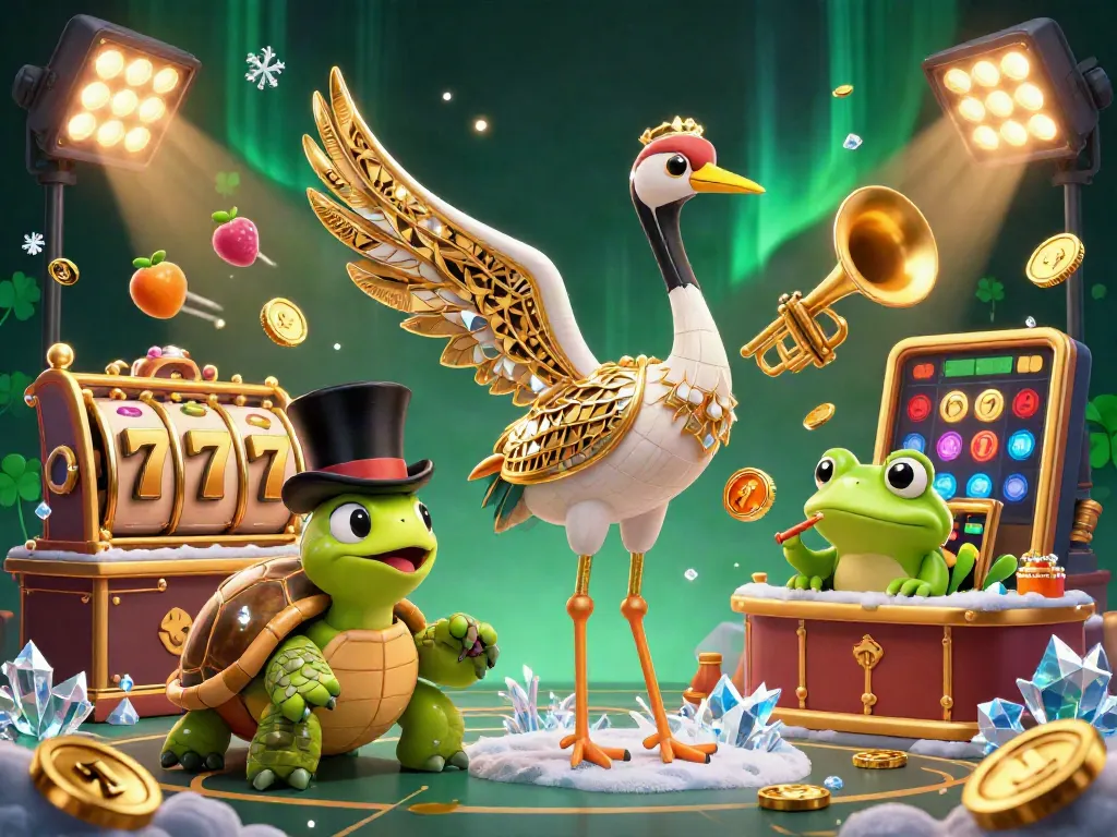 Engage with thrilling games on 91 club login apk, showcasing a vibrant casino scene with a fun crane and characters.