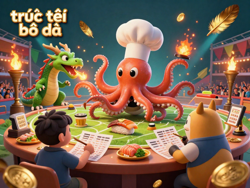 Experience the thrill of trực tiếp bóng đá betting with dynamic characters and sports elements.