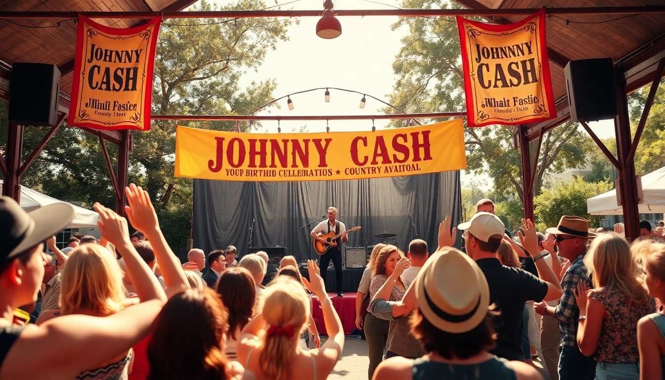 Celebrating Johnny Cash's birthday with live music at johnnycashbirthday.com.