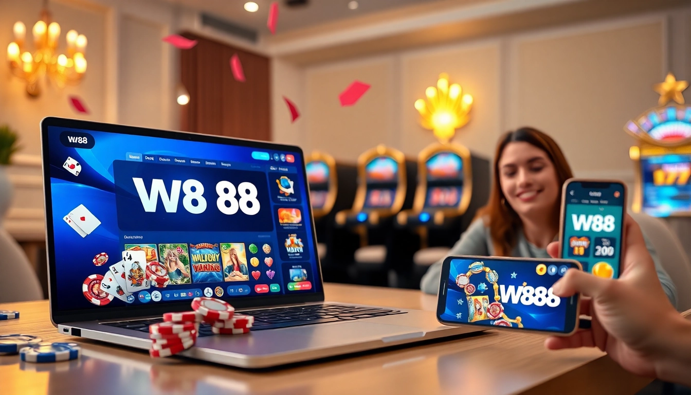 Online casino experience at w88.nyc with vibrant games and user-friendly interface.