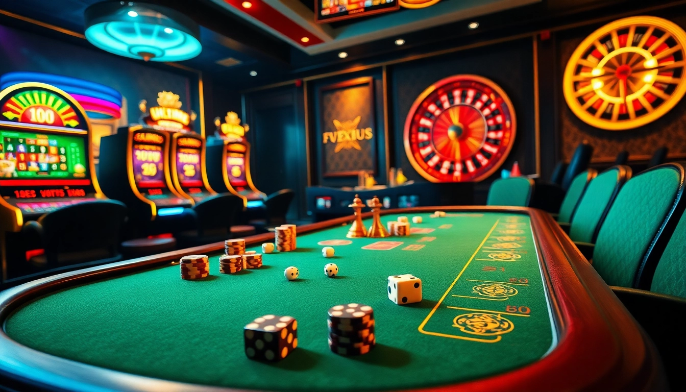 Action-packed poker game at https://five88.za.com/ showcasing vibrant chips and thrilling atmosphere.