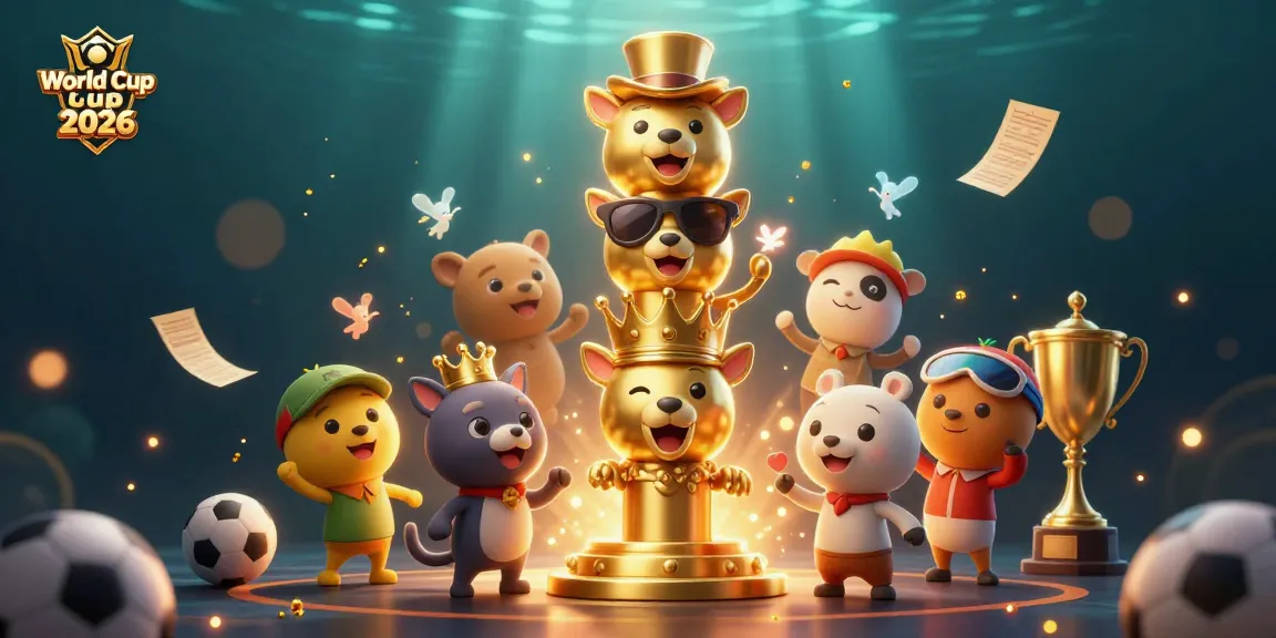 Engage with World Cup 2026 betting strategies featuring a vibrant 3D cartoon scene.