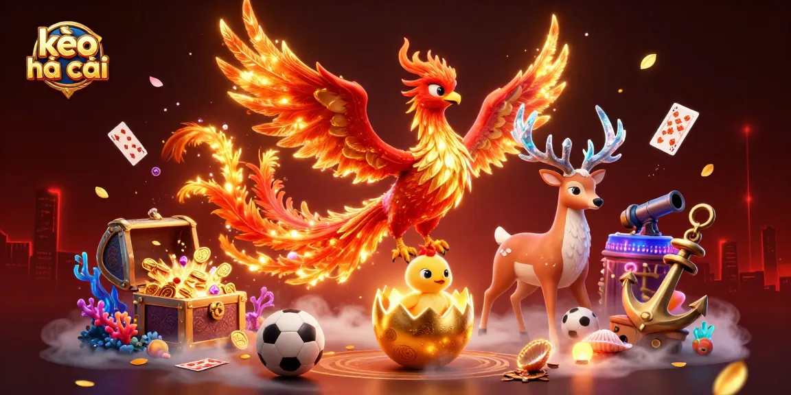 Experience thrilling betting with kèo nhà cái in this vibrant 3D casino illustration.