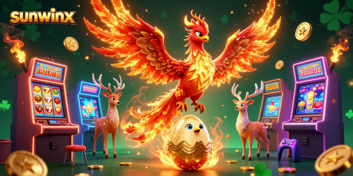 Experience big wins with sunwinx gaming features in a vibrant 3D casino illustration