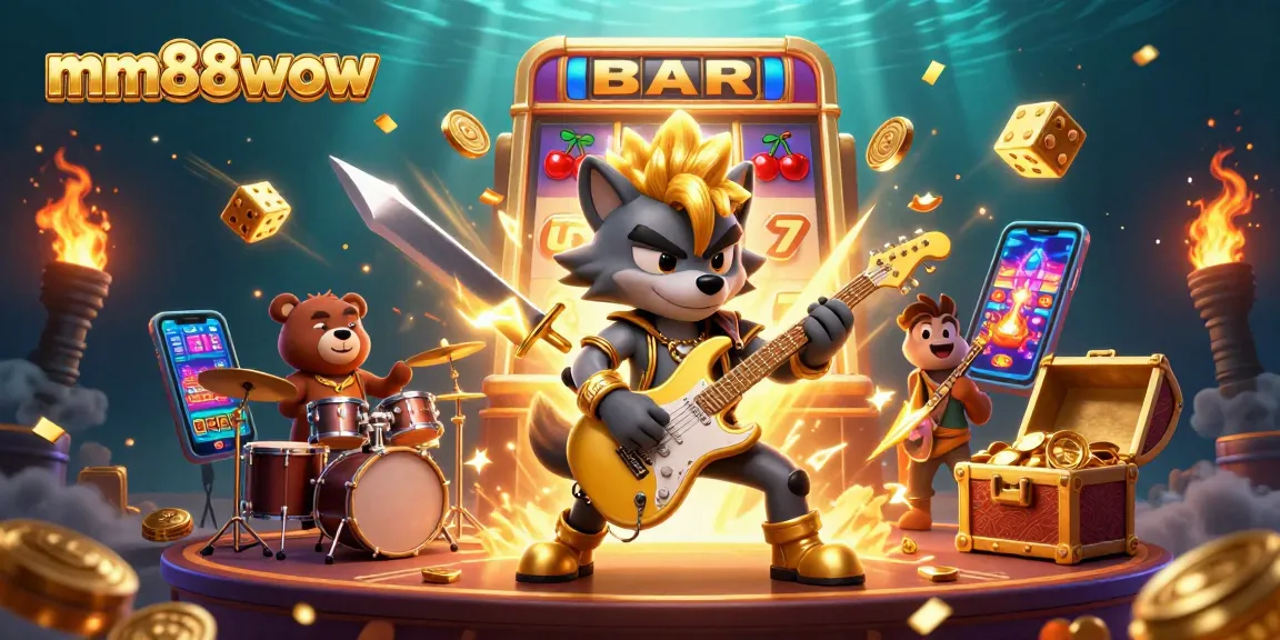 Engage in thrilling gameplay at mm88wow with vibrant casino-themed action and rich visual elements.