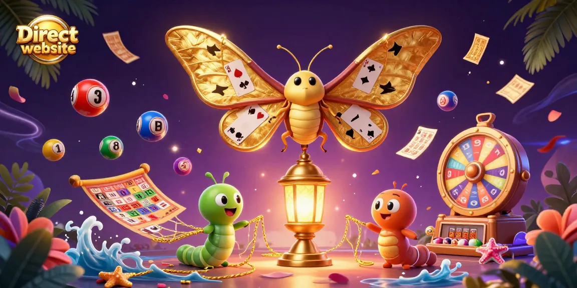 Spin to win at the Direct website with vibrant casino elements and colorful lottery balls!