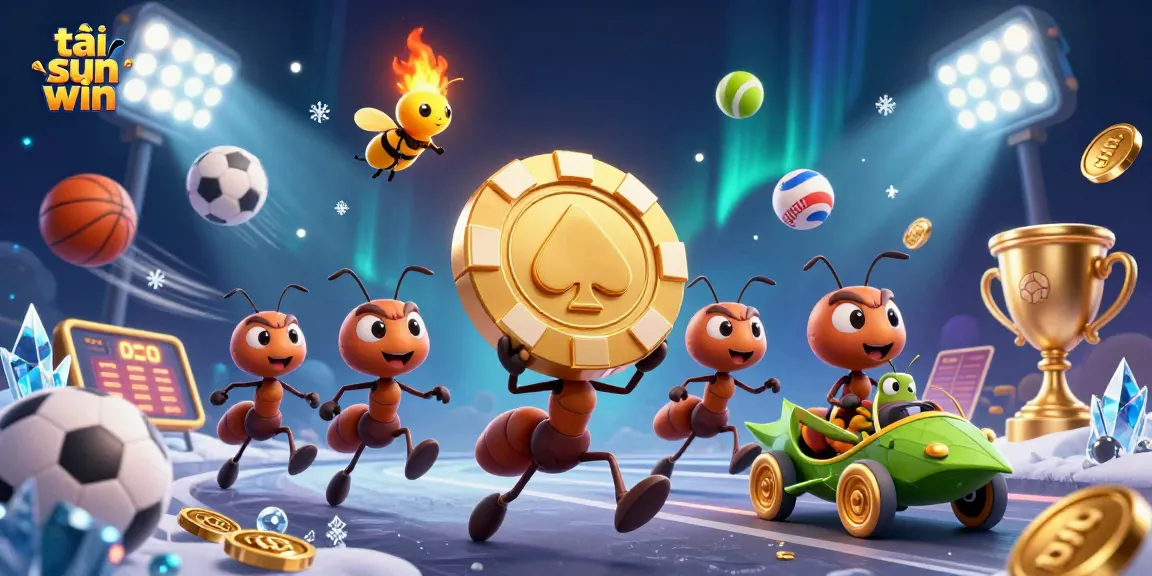 Bet on excitement with tải sun win featuring a heist by animated ants, delivering fun casino action!